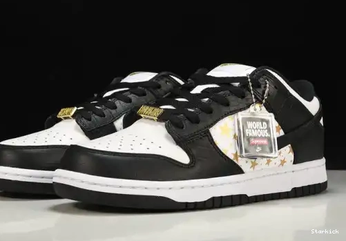 Black Supreme SB  DH3228-102 Low Dunk Stars Nike 0517